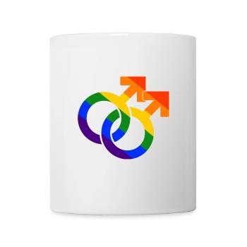 Gay Pride Symbol CSD Queer LGBTQ - Tasse - Weiß - Vorne