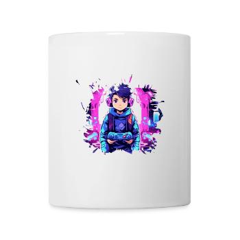 Le jeu est ma vie - Mug blanc - blanc - Devant