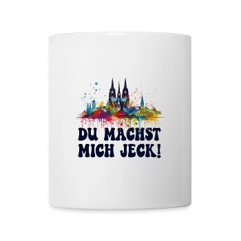 Köln Kölle Karneval Gebützt Kölle Alaaf Jeck Party - Tasse - Weiß - Vorne