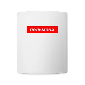 Pelmeni пельмени Dumplings russian cuisine noodles - Tasse - Weiß - Vorne