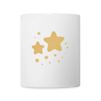 Playful Yellow Stars Design - Mug - white - Front