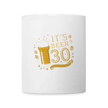 Es ist Bier 30 - Tasse - Weiß - Vorne