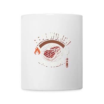 Echte Frauen essen Fleisch - Tasse - Weiß - Vorne