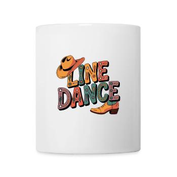La danse en ligne : mon hobby, ma passion - Mug blanc - blanc - Devant
