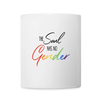 The soul has no gender - LGBTIQ Gay Pride Queer - Tasse - Weiß - Vorne