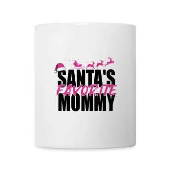 Santa's Favorite Mommy - Santa's Favorite Mom - Mug - white - Front