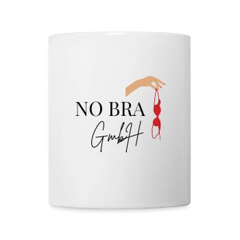 No Bra GmbH funny motif bachelor linen farewell - Mug - white - Front