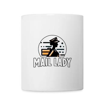 Postfrau - Tasse - Weiß - Vorne