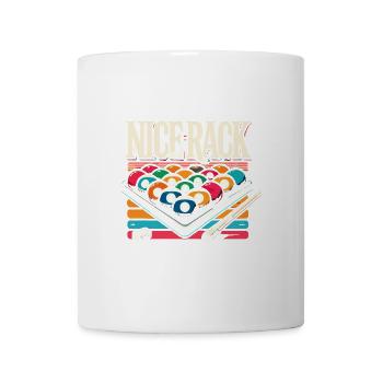 Nettes Gestell - Tasse - Weiß - Vorne