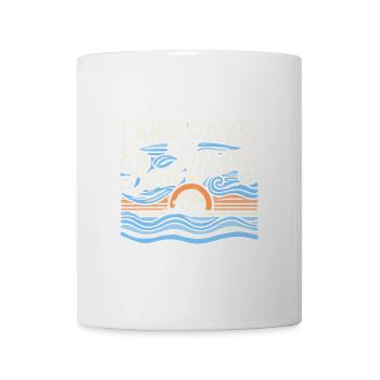 Seetage und Schiffswellen - Tasse - Weiß - Vorne