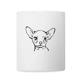 CHIHUAHUA chien chiens Wilsigns - Mug blanc - blanc - Devant
