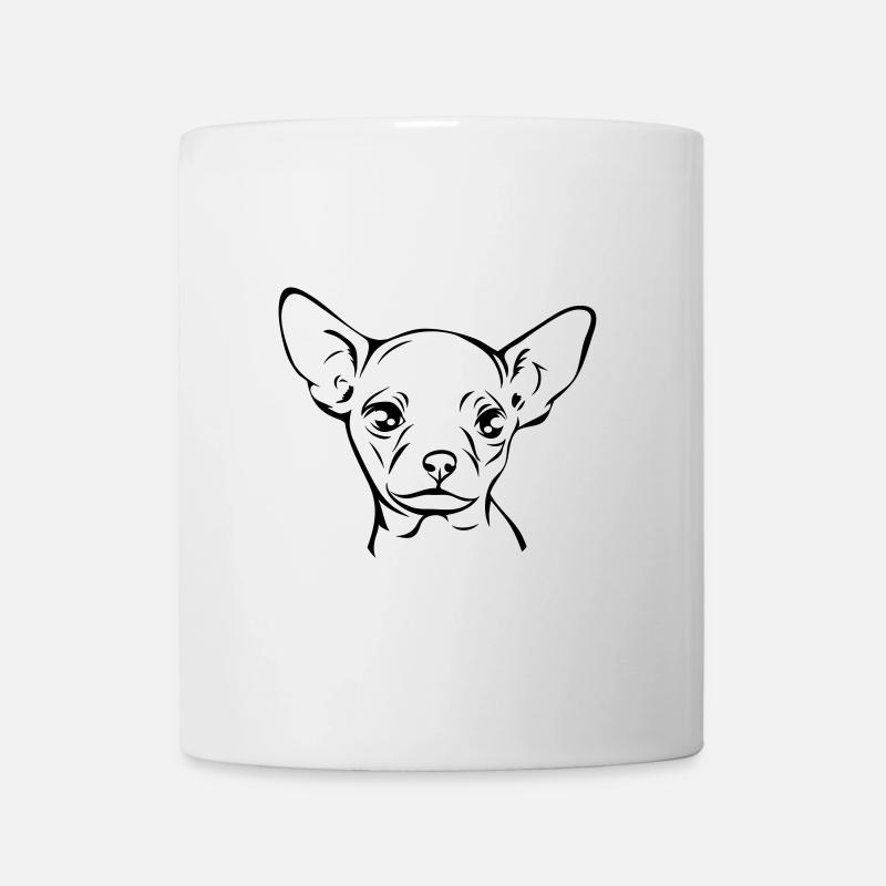 CHIHUAHUA chien chiens Wilsigns - Mug blanc - blanc
