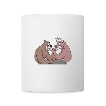 Stocks and stock market a gift for businessmen - Mug - white - Front