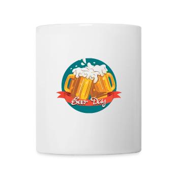 Beer Day - Tag des Bieres - Tasse - Weiß - Vorne