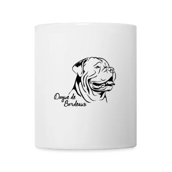 DOGUE DE BORDEAUX Chien Wilsigns - Mug blanc - blanc - Devant