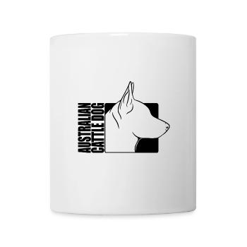 Profil de bouvier australien Chiens Chien Wilsigns - Mug blanc - blanc - Devant