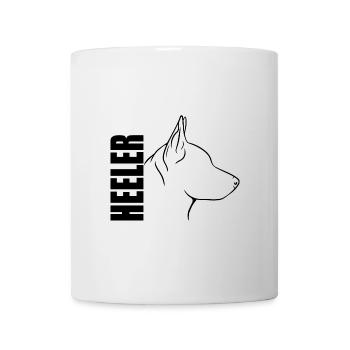 Profil de talonneur Bouvier Chien Chiens Chien Wilsigns - Mug blanc - blanc - Devant