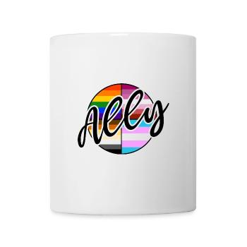 Ally - LGBTIQ Queer Gay Pride CSD Verbündetenschaf - Tasse - Weiß - Vorne