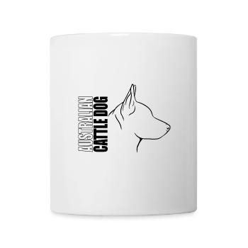 Profil de bouvier australien Chiens Chien Wilsigns - Mug blanc - blanc - Devant
