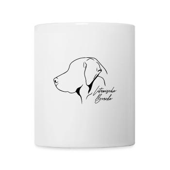Lituanien Chien De Profil Chiens Chien De Chasse Wilsigns - Mug blanc - blanc - Devant