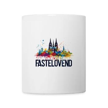 Köln Kölle Karneval Gebützt Kölle Alaaf Jeck Party - Tasse - Weiß - Vorne
