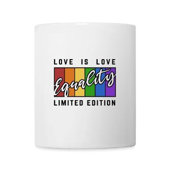 Equality Limited Edition LGBTQI Gay Pride - Tasse - Weiß - Vorne