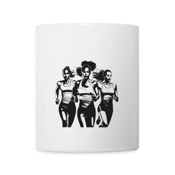 Sport * Joggen * Laufen * Joggerinen * Läuferinen - Tasse - Weiß - Vorne