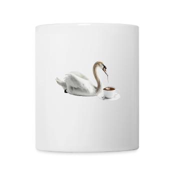 Schwan Kaffee - Tasse - Weiß - Vorne