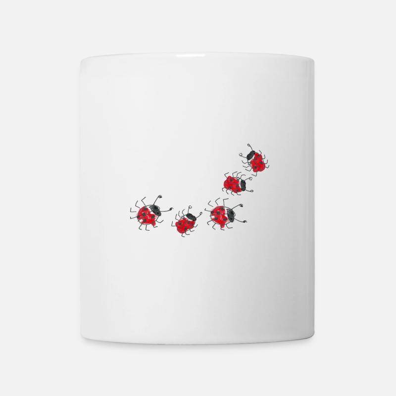 Marienkäfer Glück Ladybug - Mug - white