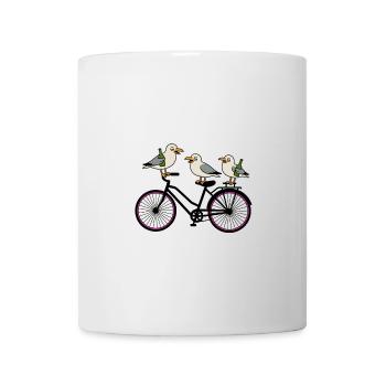 Beer Hamburg Seagulls Bicycle Celebration Drink Cheers - Mug - white - Front