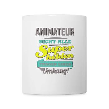 NEON Design für Superhelden - Animateur - Gesche - Tasse - Weiß - Vorne