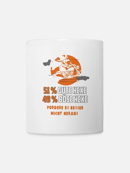 Gute Hexe Böse Hexe - Tasse - Weiß