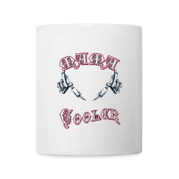 Bin tätowierte Mama - Tasse - Weiß - Vorne