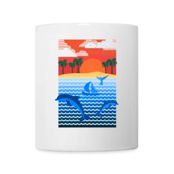 Landschaft (Paradies) - Tasse - Weiß - Vorne