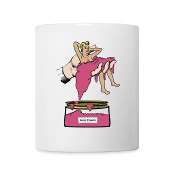 Love Cream - Mug blanc - blanc - Devant