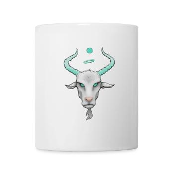 Ziege - Tasse - Weiß - Vorne