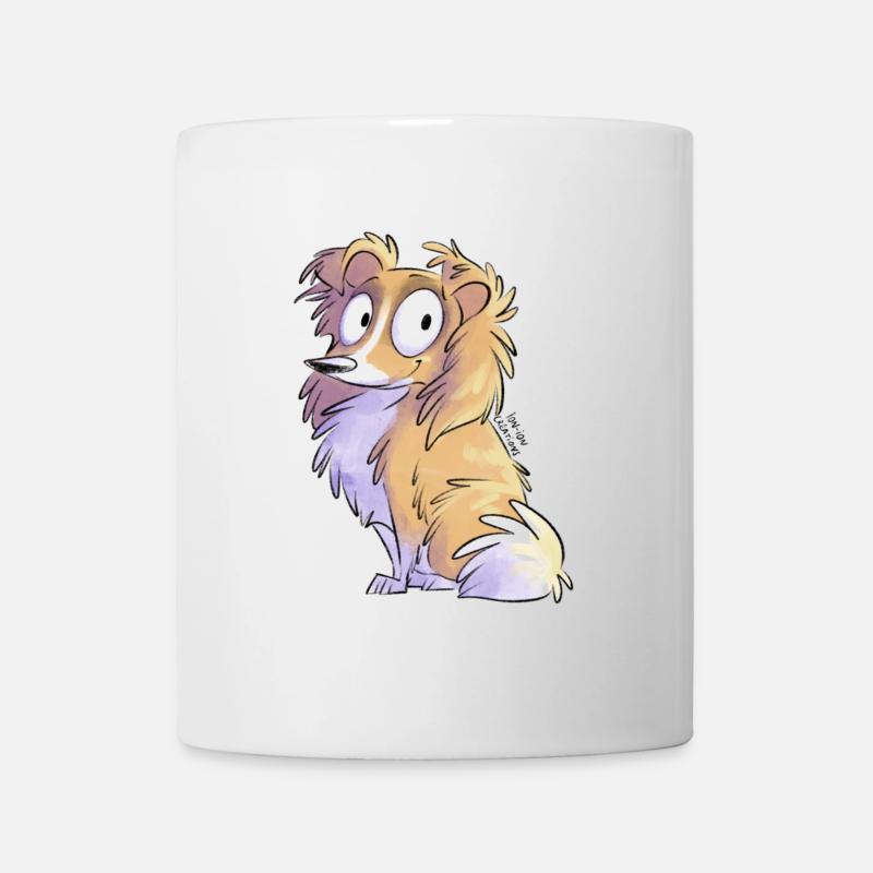 Shetland fauve - Mug blanc - blanc