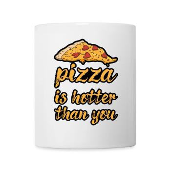 Pizza - Tasse - Weiß - Vorne