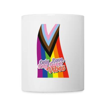 Pride Spectrum: LGBTQIA+ Celebration - Tasse - Weiß - Vorne