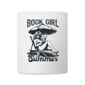 Book Girl Summer - Mug blanc - blanc - Devant