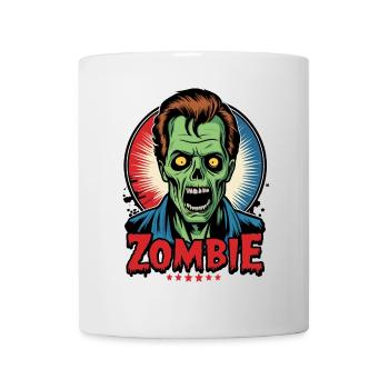 Bande dessinée zombie - Mug blanc - blanc - Devant