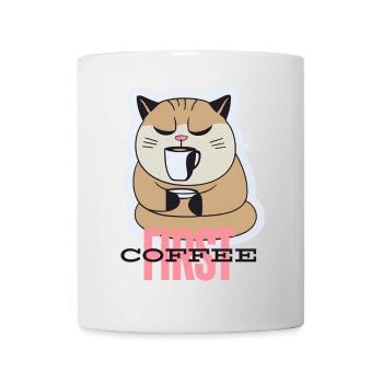 CoffeeFirst - Mug - white - Front