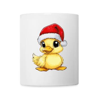 Canard Noël Mignon Noël mignon Noël - Mug blanc - blanc - Devant