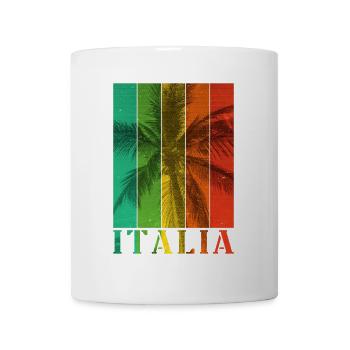 Italie Italie Été Palmiers Plage Mer Vacances - Mug blanc - blanc - Devant