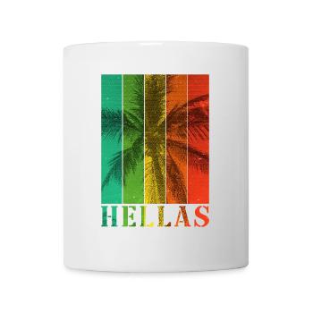 Greece Hellas Summer Palm Trees Beach Sea - Mug - white - Front