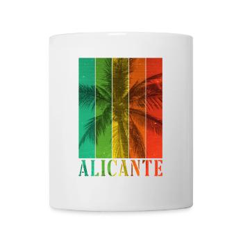 Alicante Spain Summer Palm Trees Beach Sea Holidays - Mug - white - Front