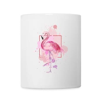 Flamingo Bird Exotic Summer Splash Pink Pink - Mug - white - Front