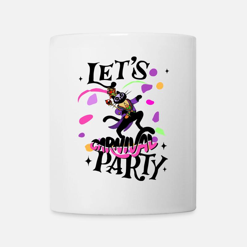 Karneval Party - Tasse - Weiß