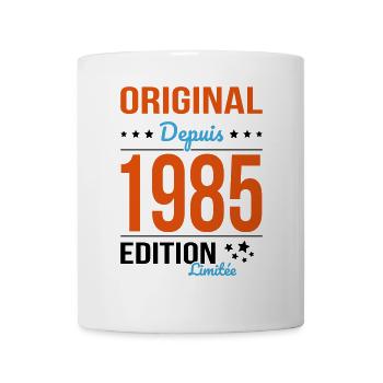 40 Jahre Jubiläum - Original seit 1985 - Tasse - Weiß - Vorne
