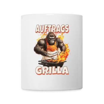 Grilling Grilla Griller Gorilla BBQ Saying Funny - Mug - white - Front